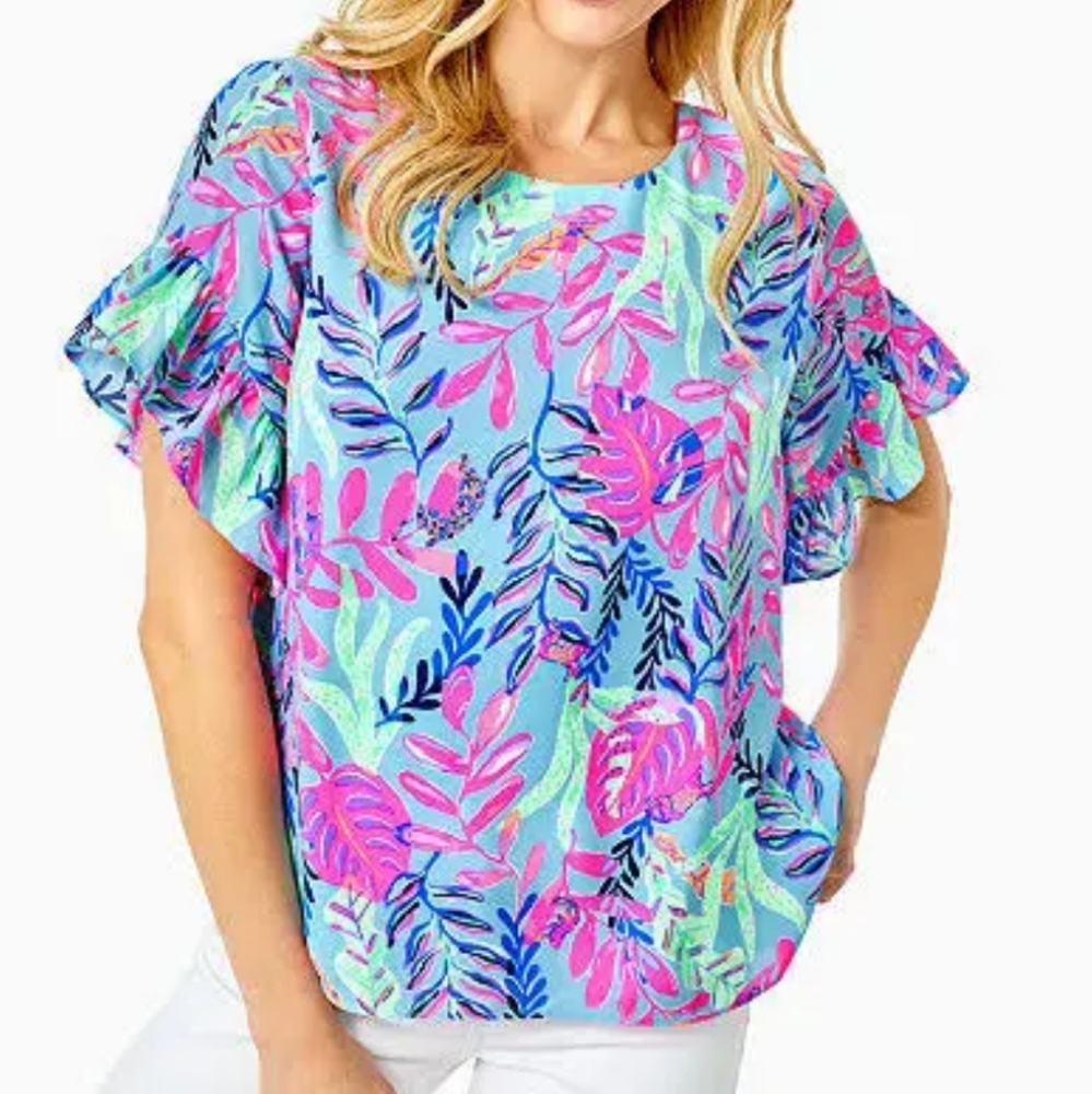 Lilly pulitzer Darlah top NWT